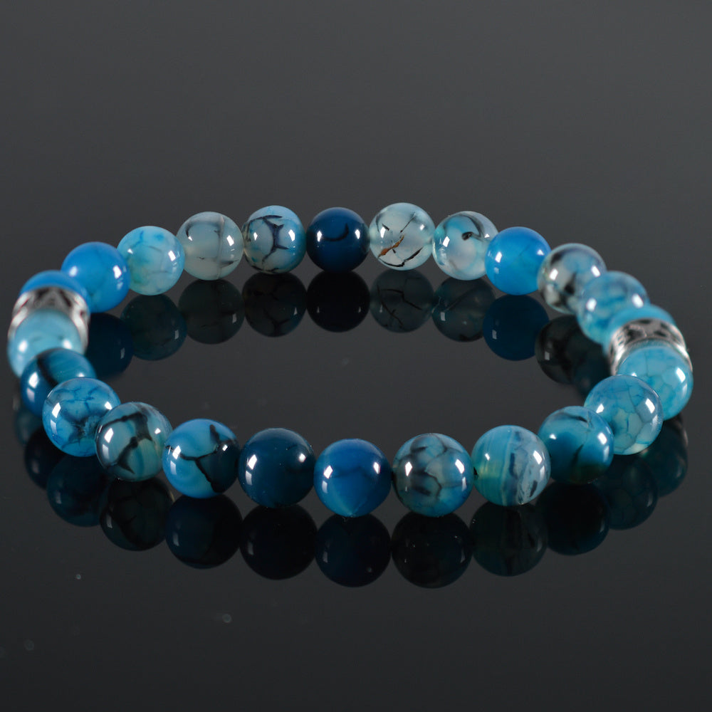 Heren armband Clear Blue