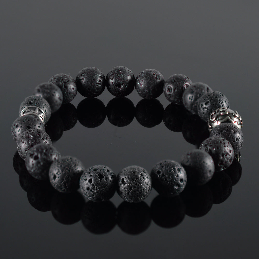 Heren armband Lava Noire II